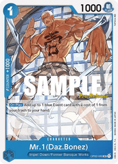 Mr.1 (Daz.Bonez) - OP02-063 - P - Paramount War Pre-release Promo